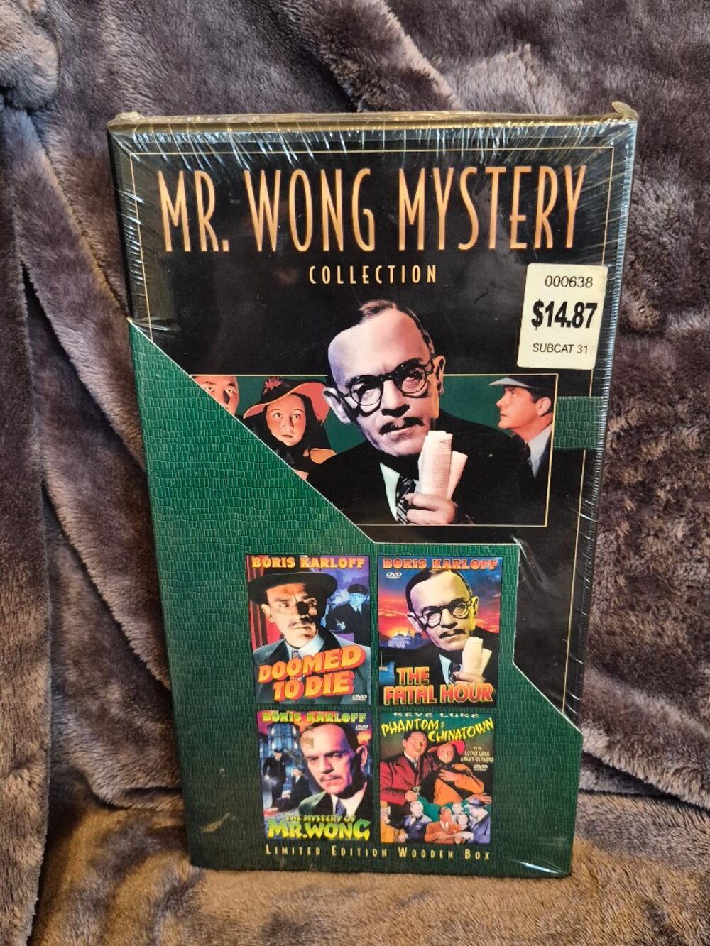Mr. Wong Mystery Collection (DVD, 2003, 4-Disc Set) Sealed Gift Set